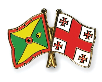 Fahnen Pins Grenada Georgien