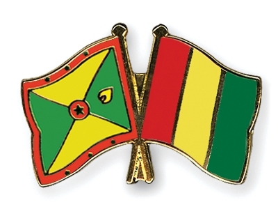 Fahnen Pins Grenada Guinea