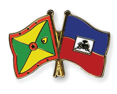 Fahnen Pins Grenada Haiti