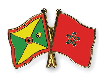 Fahnen Pins Grenada Hong-Kong