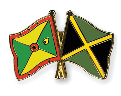 Fahnen Pins Grenada Jamaika