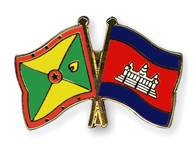 Fahnen Pins Grenada Kambodscha