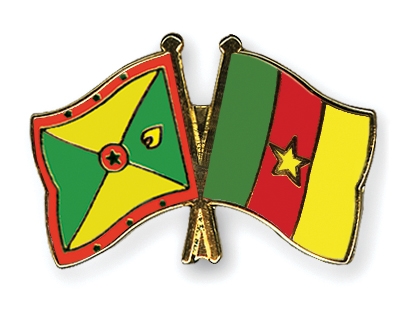 Fahnen Pins Grenada Kamerun