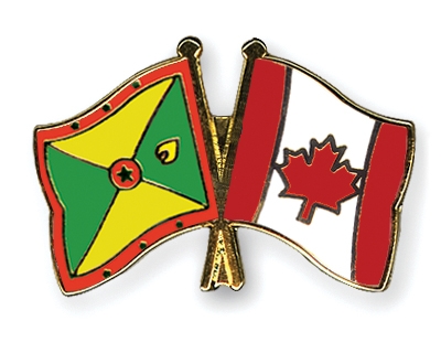 Fahnen Pins Grenada Kanada