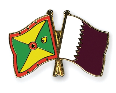 Fahnen Pins Grenada Katar