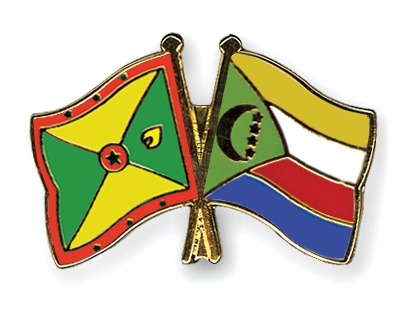 Fahnen Pins Grenada Komoren