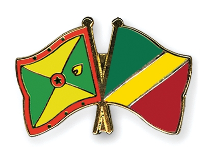 Fahnen Pins Grenada Kongo-Republik