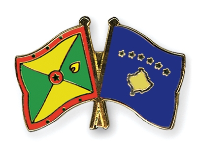 Fahnen Pins Grenada Kosovo