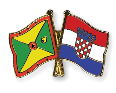 Fahnen Pins Grenada Kroatien