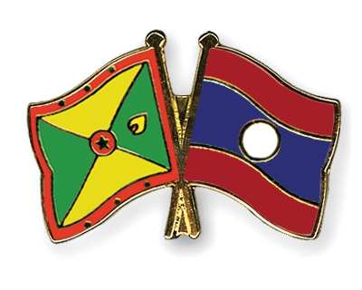 Fahnen Pins Grenada Laos