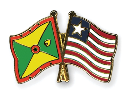 Fahnen Pins Grenada Liberia