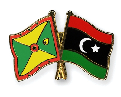 Fahnen Pins Grenada Libyen
