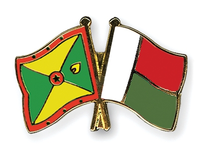 Fahnen Pins Grenada Madagaskar