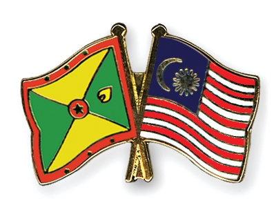 Fahnen Pins Grenada Malaysia