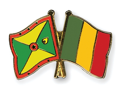 Fahnen Pins Grenada Mali