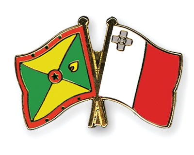 Fahnen Pins Grenada Malta