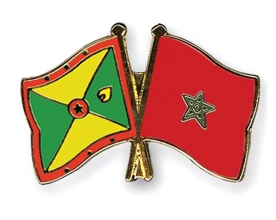 Fahnen Pins Grenada Marokko