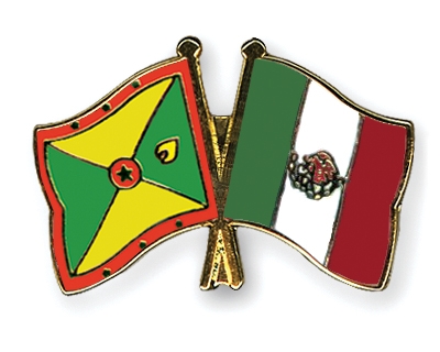 Fahnen Pins Grenada Mexiko