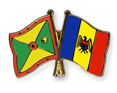 Fahnen Pins Grenada Moldau