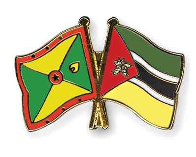 Fahnen Pins Grenada Mosambik