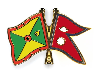 Fahnen Pins Grenada Nepal