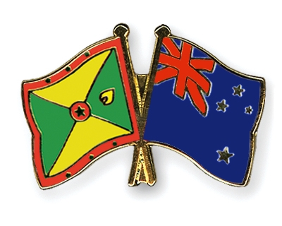 Fahnen Pins Grenada Neuseeland