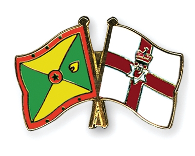 Fahnen Pins Grenada Nordirland