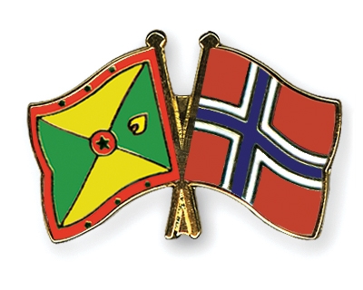 Fahnen Pins Grenada Norwegen