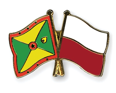 Fahnen Pins Grenada Polen