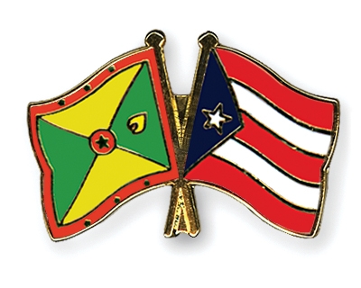 Fahnen Pins Grenada Puerto-Rico