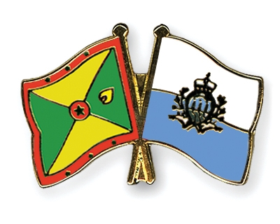 Fahnen Pins Grenada San-Marino