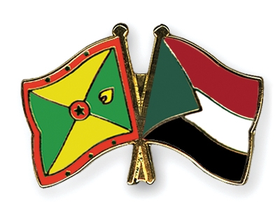 Fahnen Pins Grenada Sudan
