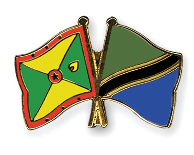 Fahnen Pins Grenada Tansania