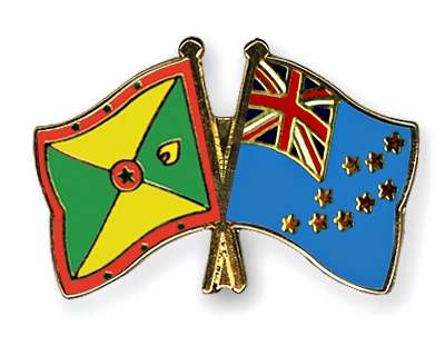 Fahnen Pins Grenada Tuvalu