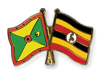 Fahnen Pins Grenada Uganda