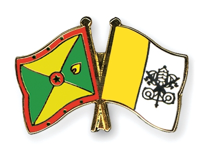 Fahnen Pins Grenada Vatikanstadt