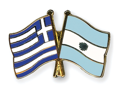 Fahnen Pins Griechenland Argentinien