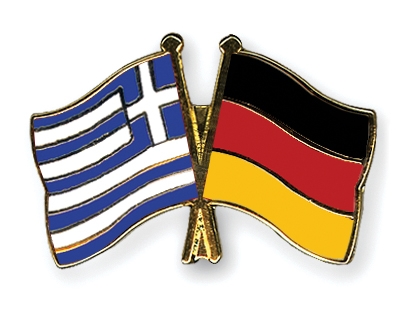 Fahnen Pins Griechenland Deutschland