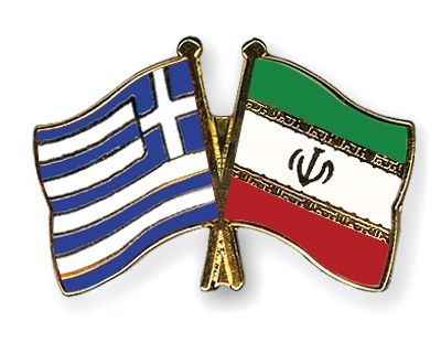 Fahnen Pins Griechenland Iran
