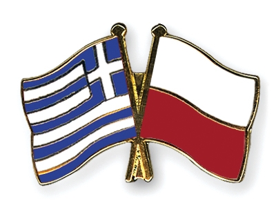 Fahnen Pins Griechenland Polen