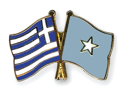 Fahnen Pins Griechenland Somalia