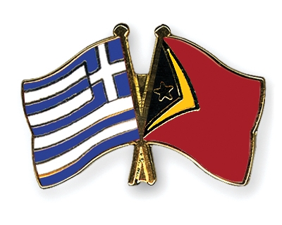 Fahnen Pins Griechenland Timor-Leste