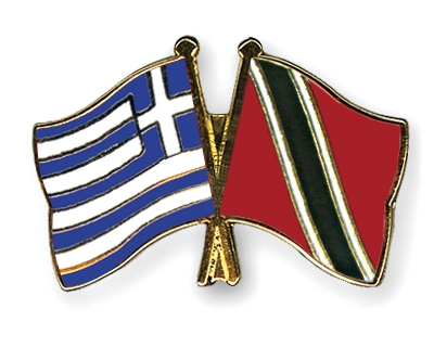 Fahnen Pins Griechenland Trinidad-und-Tobago