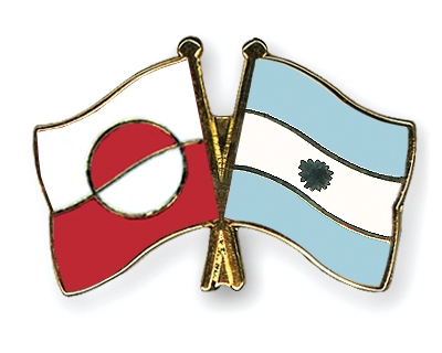 Fahnen Pins Grnland Argentinien