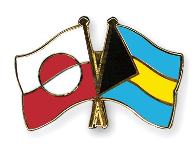 Fahnen Pins Grnland Bahamas