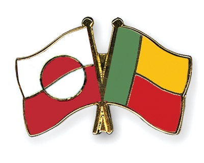 Fahnen Pins Grnland Benin