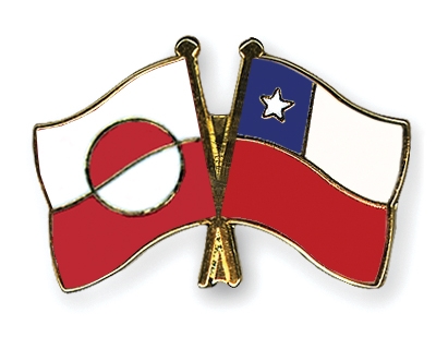 Fahnen Pins Grnland Chile