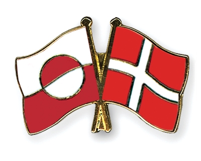 Fahnen Pins Grnland Dnemark