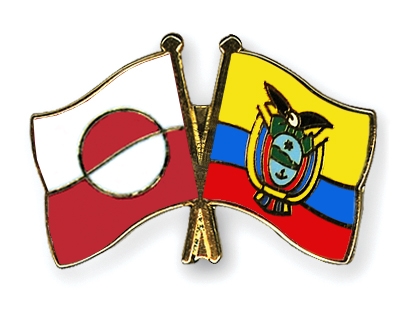 Fahnen Pins Grnland Ecuador