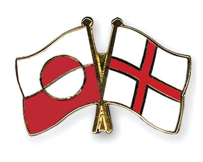 Fahnen Pins Grnland England